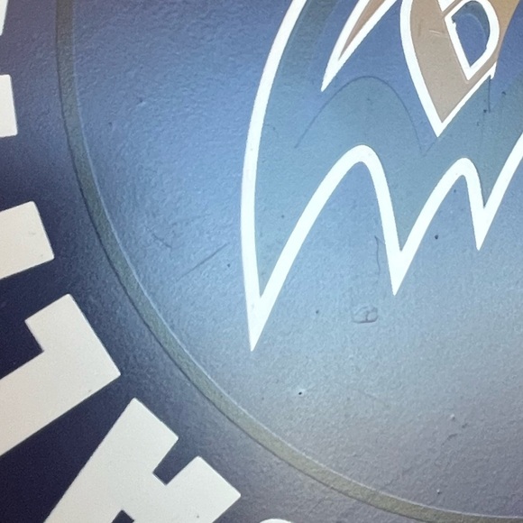 Baltimore Ravens NFL American Football Logo Bottle Top 13.5" Hanging Wall Sign - Picture 10 of 10